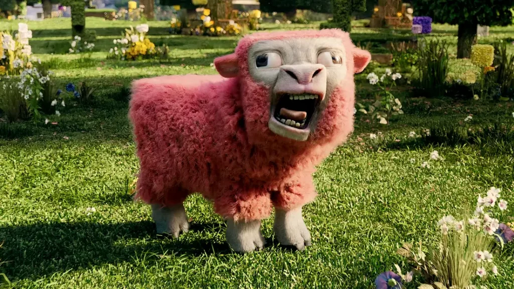 a-pink-sheep-in-a-minecraft-movie